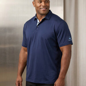 Swannies Men's Polo Jackson Park Golf Course Athletic Performance Navy XL